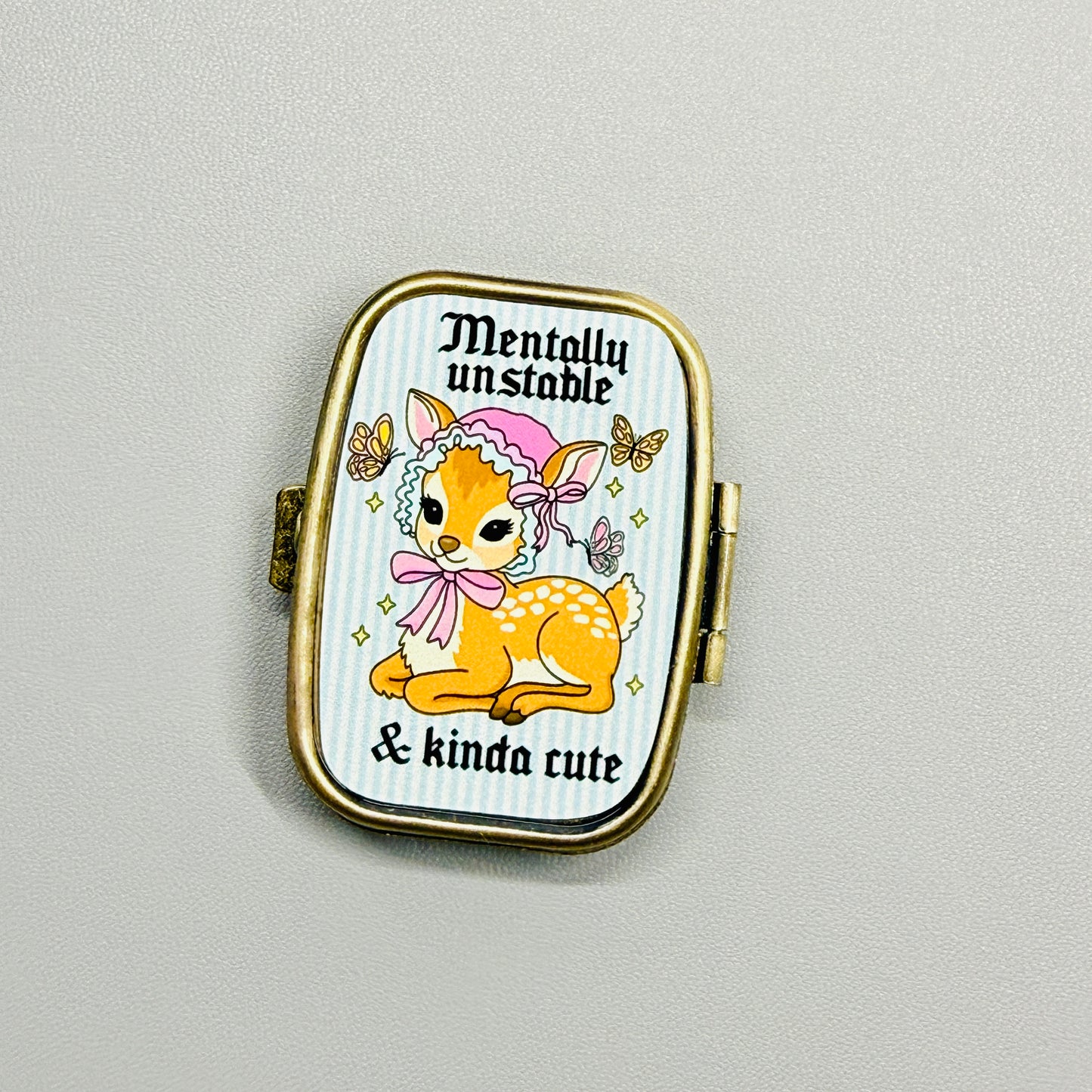 Purse Pill Box, Mentally Unstable & Kinda Cute