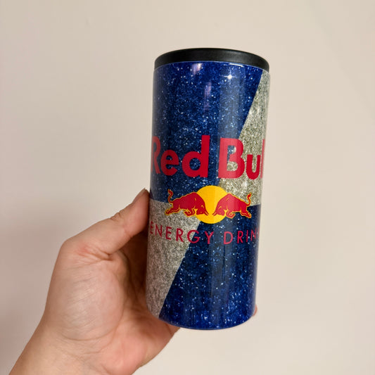 Slim Can Cooler, Glitter Bull Energy