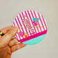 Ceramic Drink Coaster, Cotton Candy Energy Drink