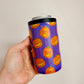 12 oz Can Cooler, Retro Jack O Lanterns Pattern