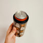 Slim Can Cooler, Cheetah Print Ghosts & Pumpkins