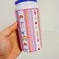 16 oz Stainless Steel Cup, Teacher Gingham Stripes