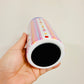 16 oz Stainless Steel Cup, Teacher Gingham Stripes