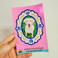 Sticker Picture Frame, Choice of Folk Art Style
