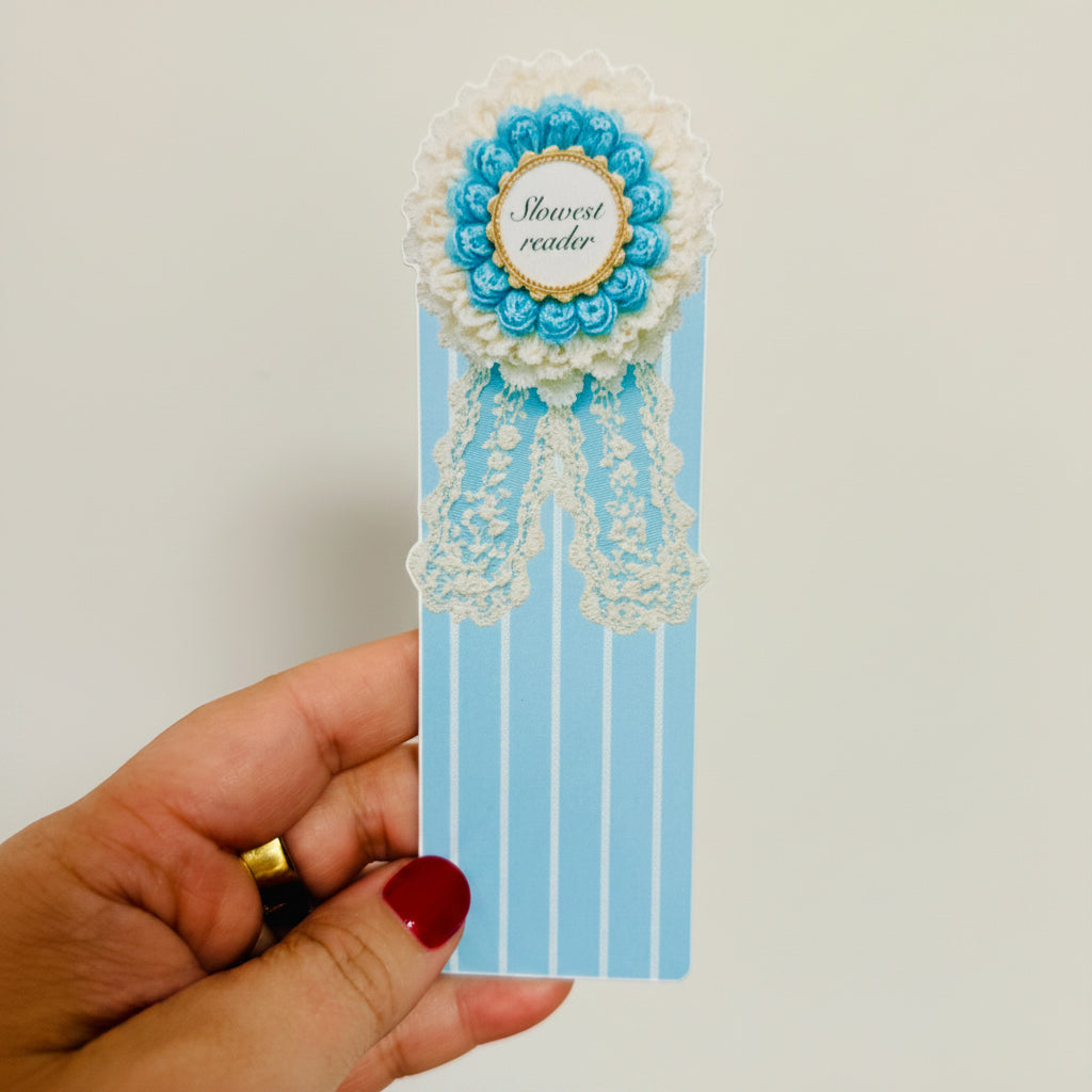 Bookmark Slowest Reader Prize Ribbon