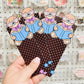 Bookmark Book Bear On Polka Dots