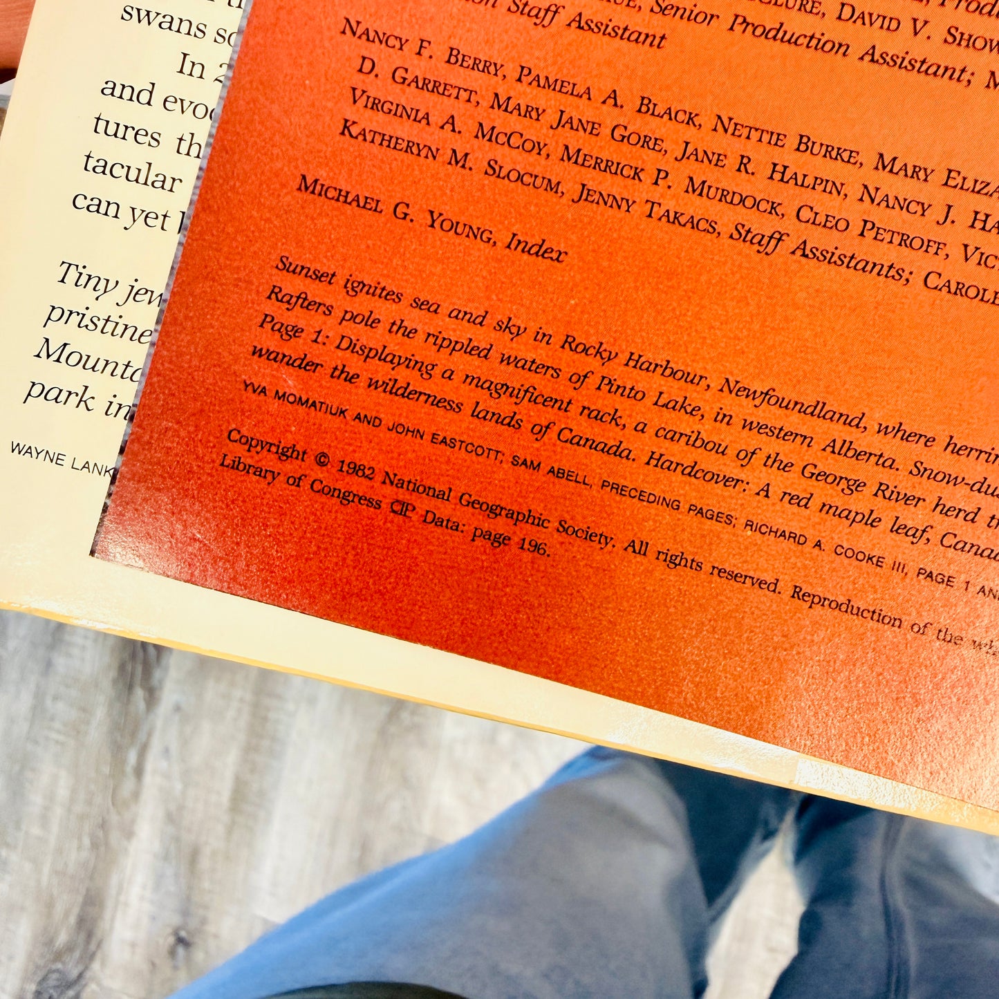 Found Book, Canada's Wilderness Lands 1982