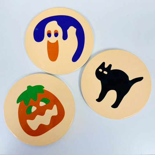 Ceramic Drink Coaster, Halloween Sugar Cookies