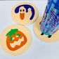 Ceramic Drink Coaster, Halloween Sugar Cookies