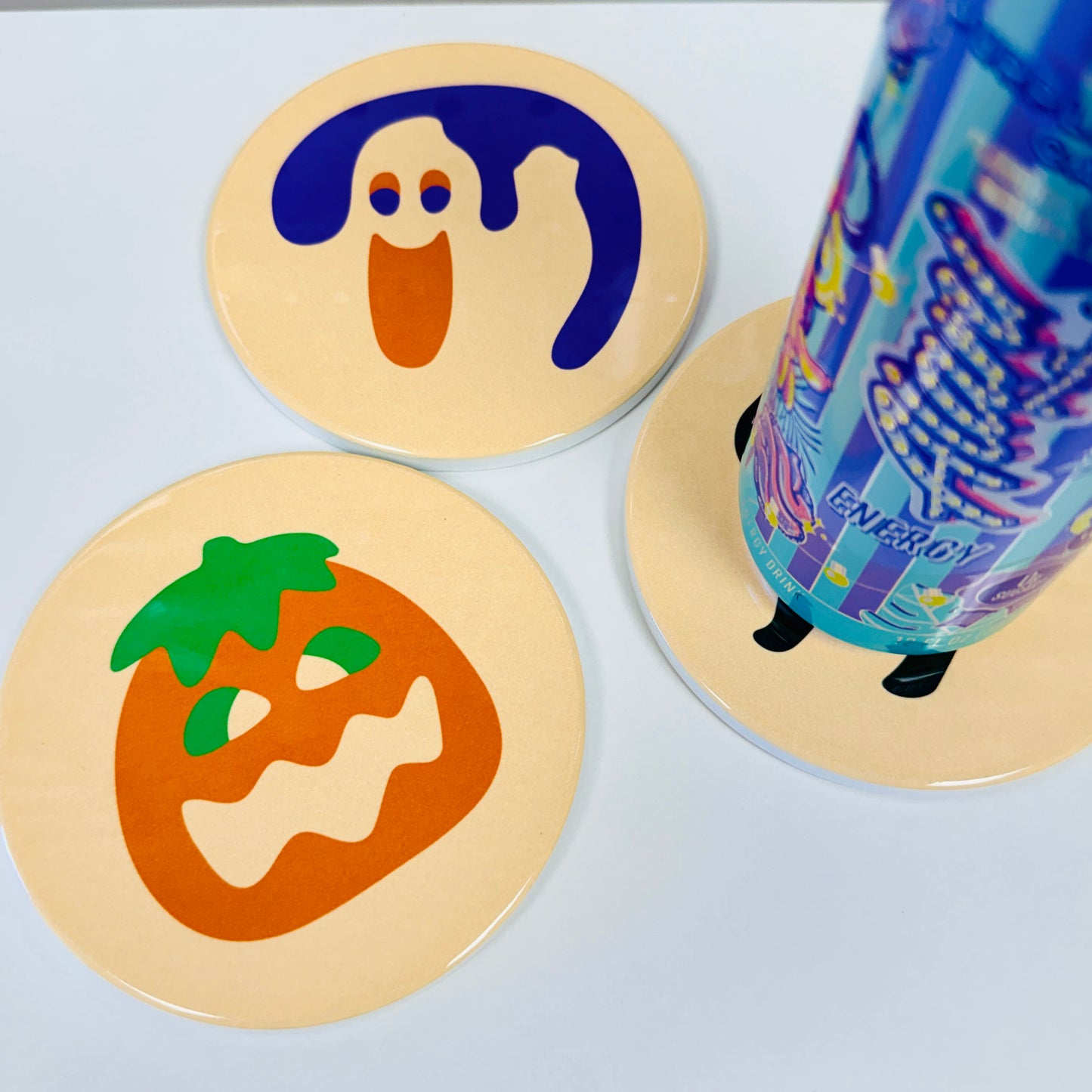 Ceramic Drink Coaster, Halloween Sugar Cookies