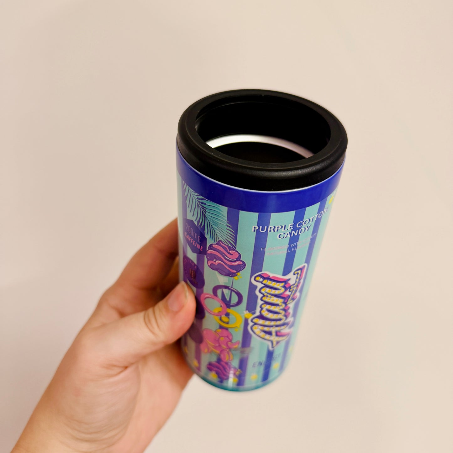 Slim Can Cooler, Purple Candy