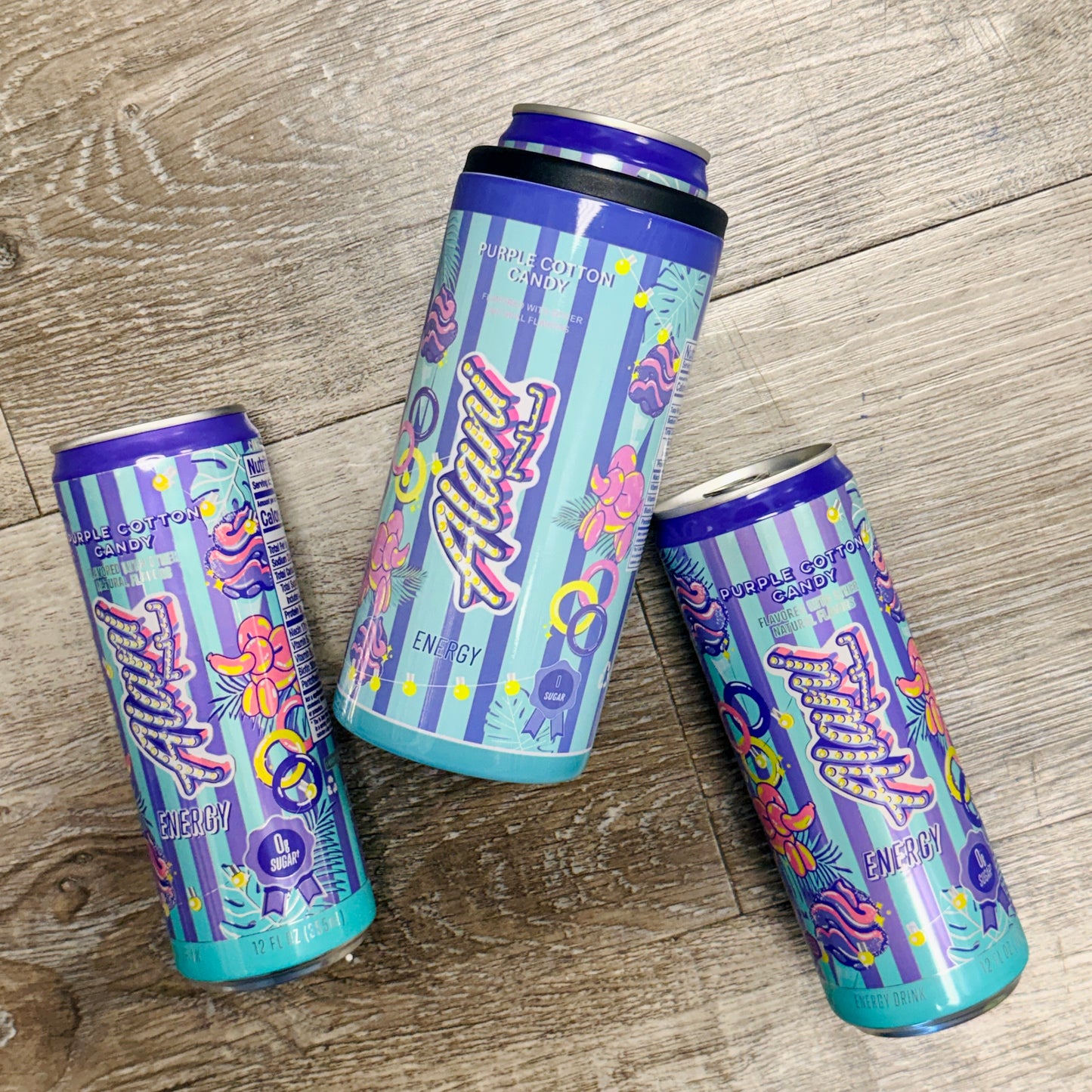 Slim Can Cooler, Purple Candy