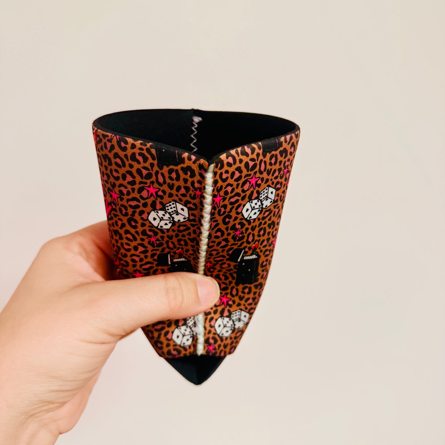Iced Coffee Sleeve, Lucky 8 Ball Pattern
