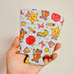 Iced Coffee Sleeve, Retro Classroom Stickers Pattern