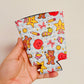 Iced Coffee Sleeve, Retro Classroom Stickers Pattern