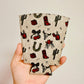 Iced Coffee Sleeve, Concrete Western Pattern