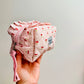 Makeup Bag, Pink Gingham Cherry