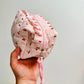 Makeup Bag, Pink Gingham Cherry