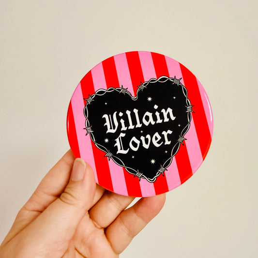 Ceramic Drink Coaster, Villain Lover