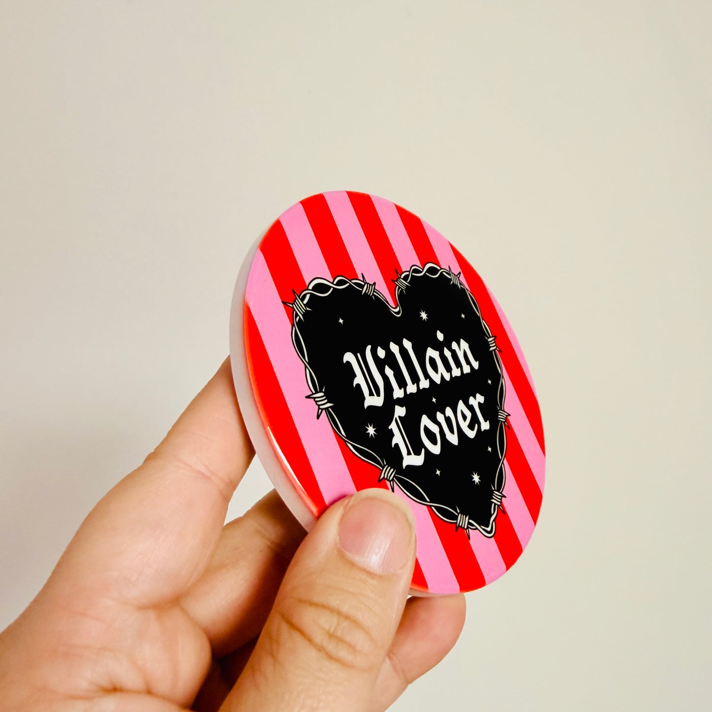 Ceramic Drink Coaster, Villain Lover