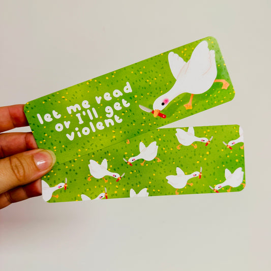 Bookmark Let Me Read Or I'll Get Violent