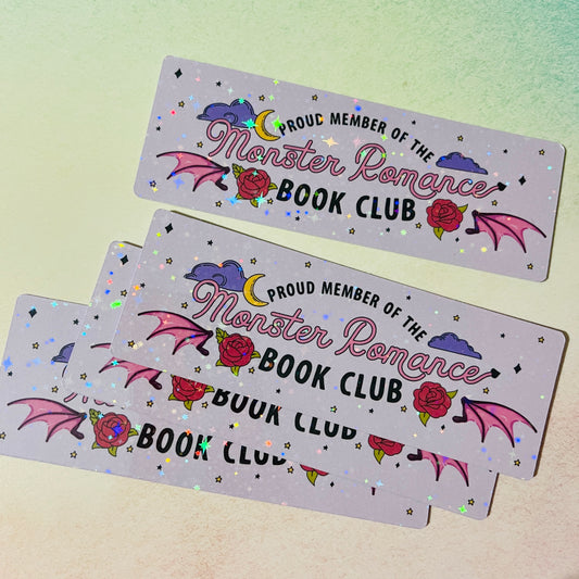 Bookmark Monster Romance Book Club