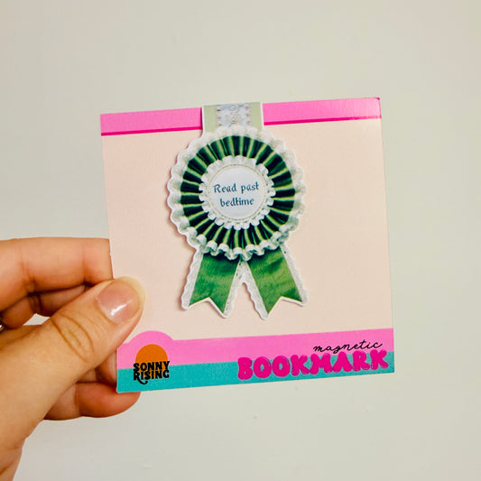Magnetic Bookmark, Green Prize Ribbon