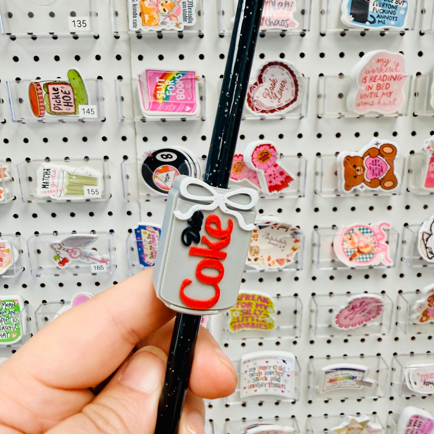 Straw Topper, Mini DC with Bow