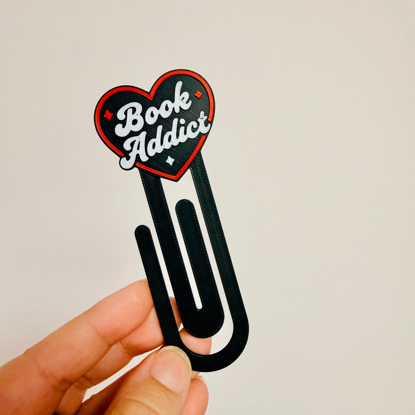 Paper Clip Bookmark, Book Addict