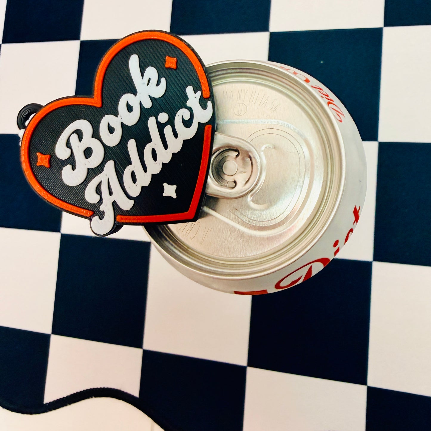 Nail Saver Bag Charm, Book Addict
