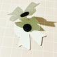 Magnetic Bookmark, Black Gingham Bow