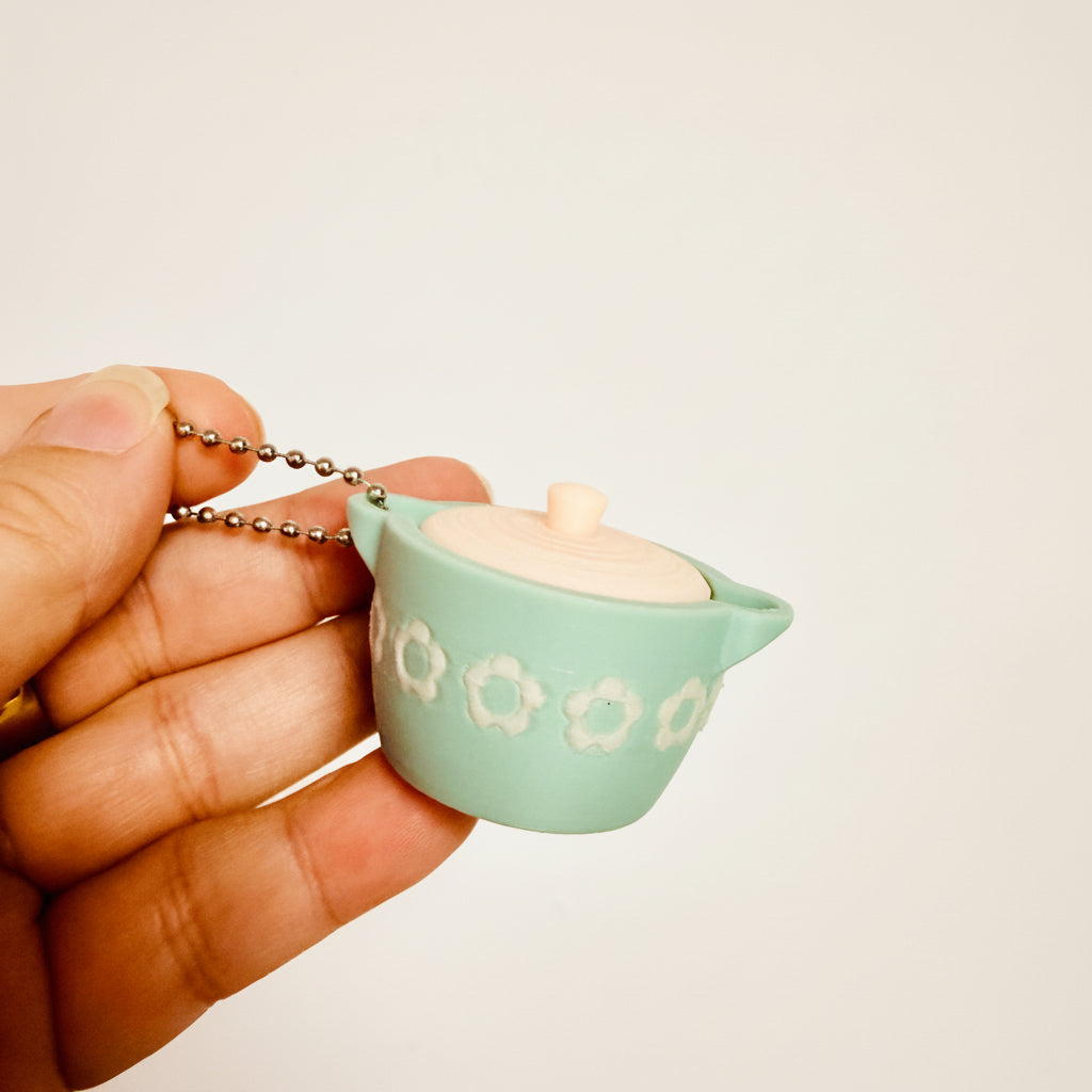 Bag Charm, Retro Food Container