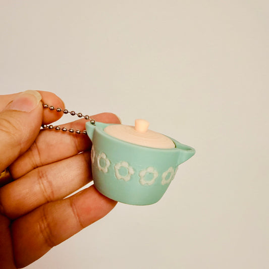 Bag Charm, Retro Food Container