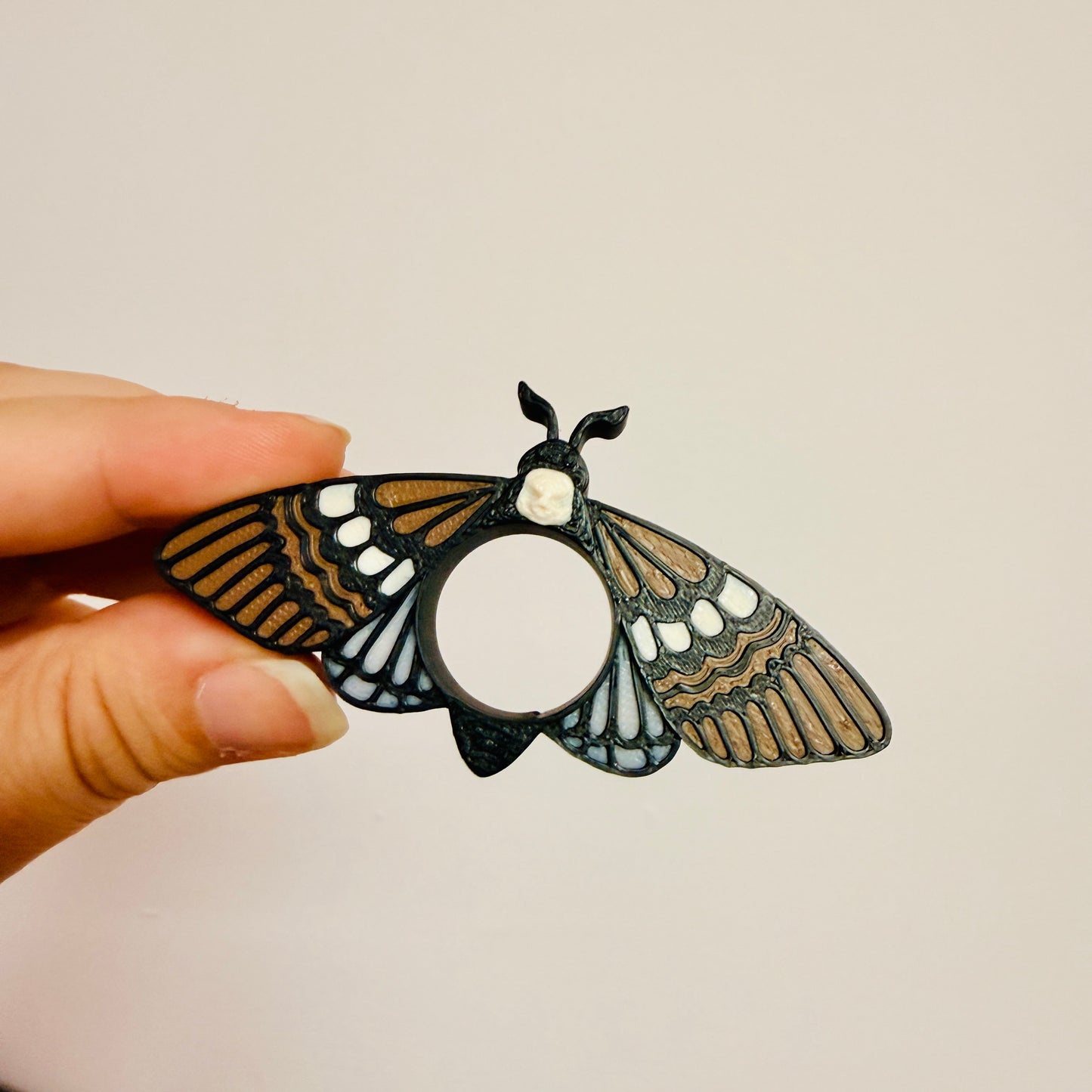 Book Page Holder, Death's Head Moth