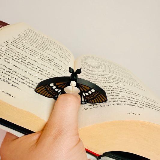 Book Page Holder, Death's Head Moth