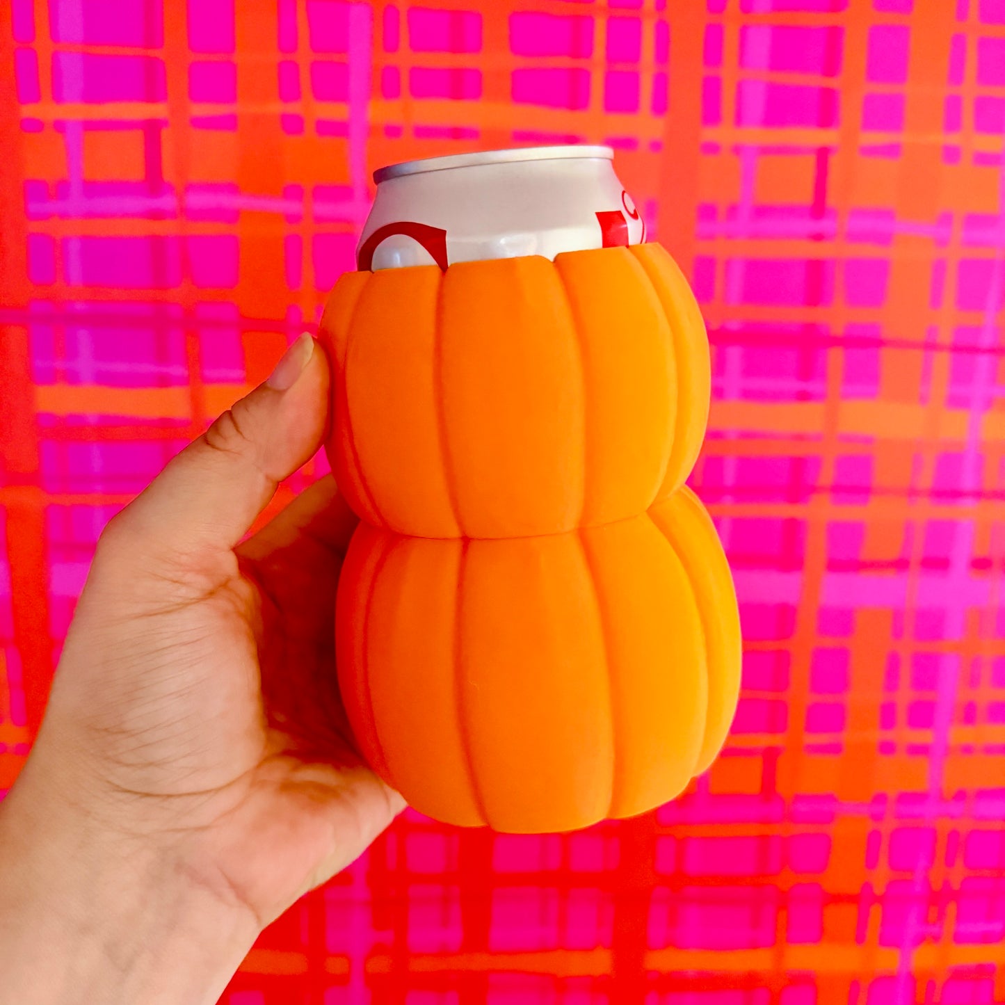Pumpkin Stack 12 oz Can Cooler
