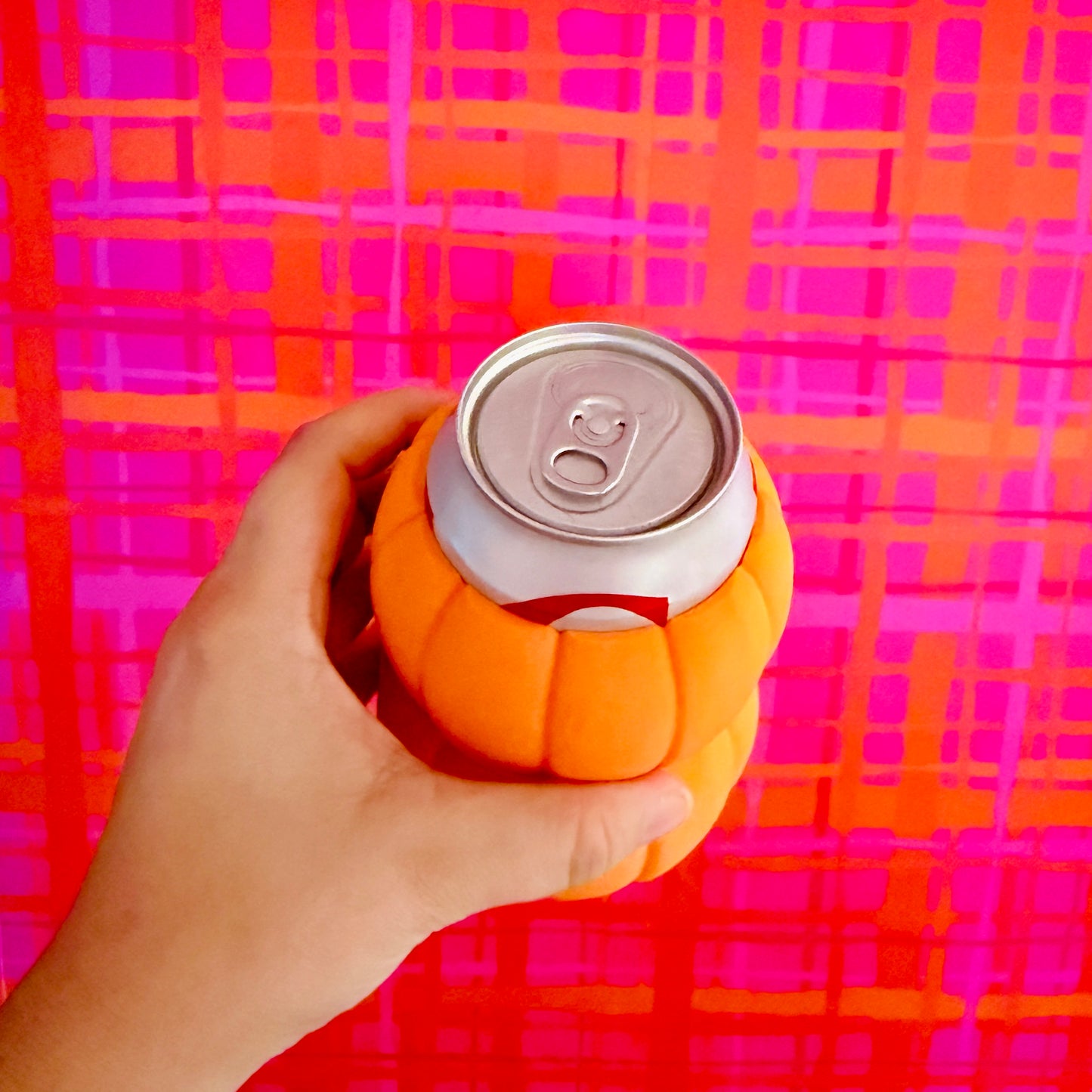 Pumpkin Stack 12 oz Can Cooler