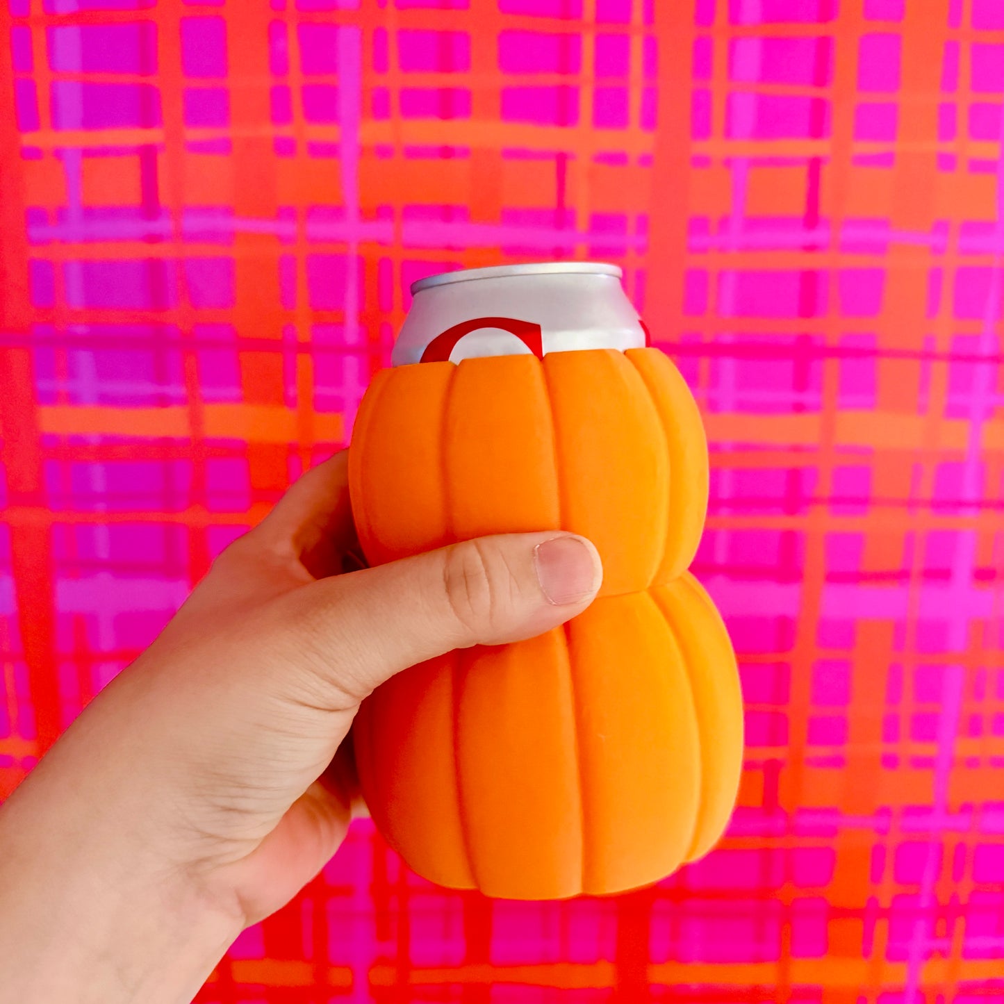 Pumpkin Stack 12 oz Can Cooler