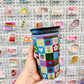 Large Drink Sleeve, Strawberry Patch Pattern