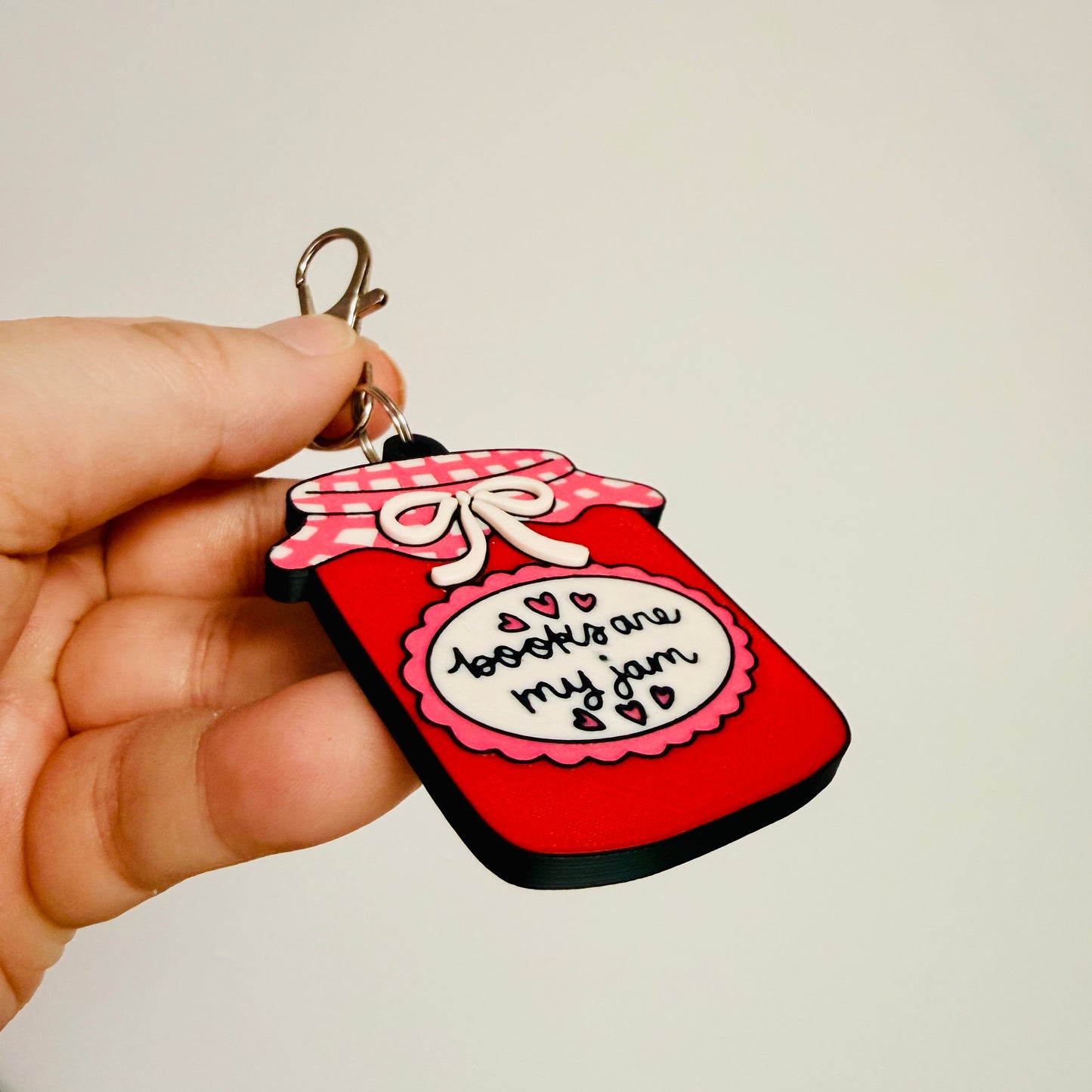 3D Keychain, Books Are My Jam