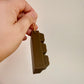 Clicker Keychain, Chocolate Bar With Caramel Drizzle