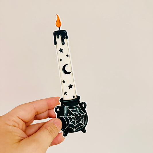 Bookmark Cauldren Candle