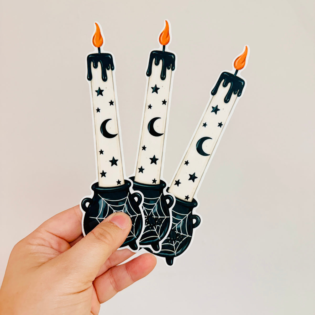 Bookmark Cauldren Candle