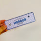 Bookmark Horror Book Club Scalloped
