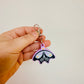Clicker Keychain, Black Moth