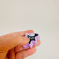 Clicker Keychain, Black Moth