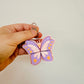 Clicker Keychain, Pink Butterfly