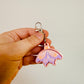 Clicker Keychain, Pink Moth