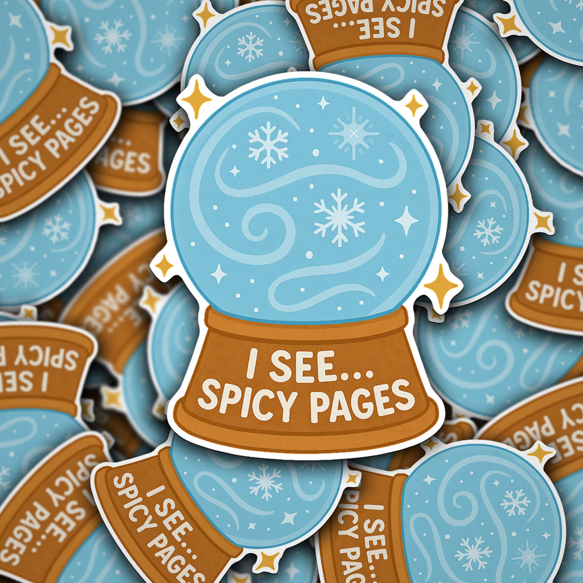 Vinyl Decal I See Spicy Pages
