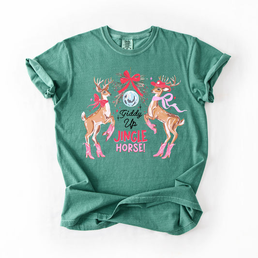 Giddy Up Jingle Horse Tee